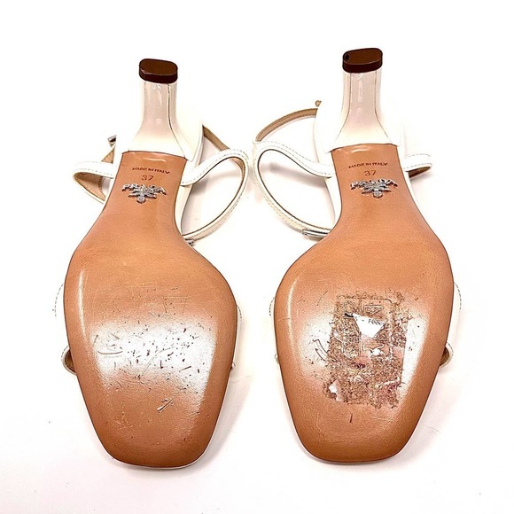 Prada White Sandals - Picture 10 of 11